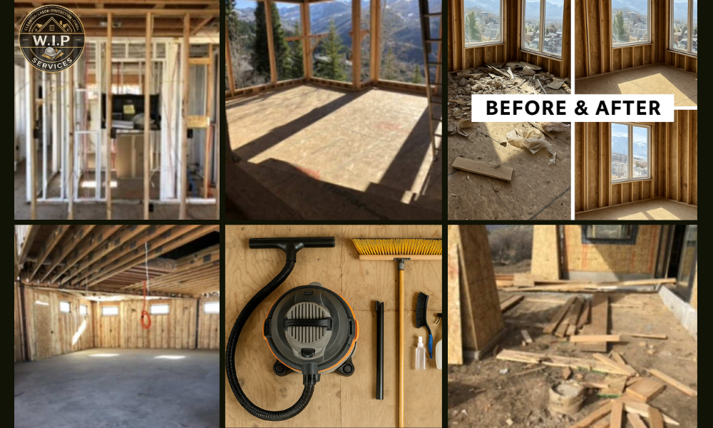 Four way inspection cleaning and prep in Park City Utah custom home