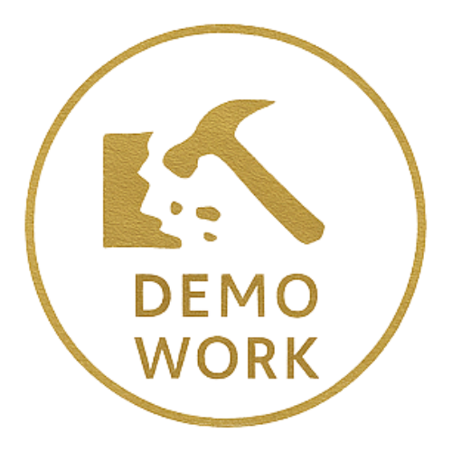 Demo work icon for selective demolition on Utah construction sites